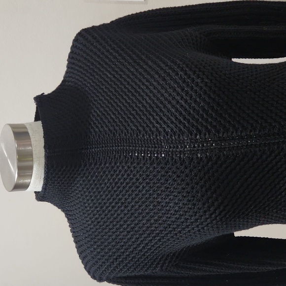 PURE Mock Turtleneck Black Sweater - Size Small - Picture 2 of 8